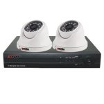 Anspo 500GB 4 Channel 2 Camera CCTV Security Kit