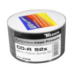 Traxdata Ritek 52X 700MB CD-R Discs Printable 50 Pack