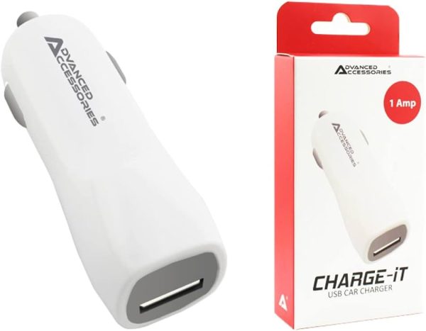 Advanced Accessories 1A USB Car Charger