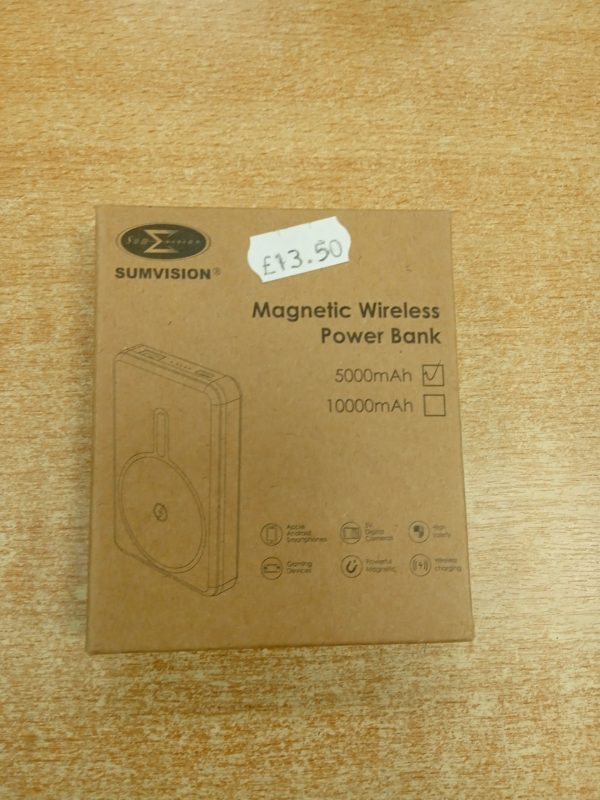 Sumvision Magnetic Wireless Power Bank 5000mAh