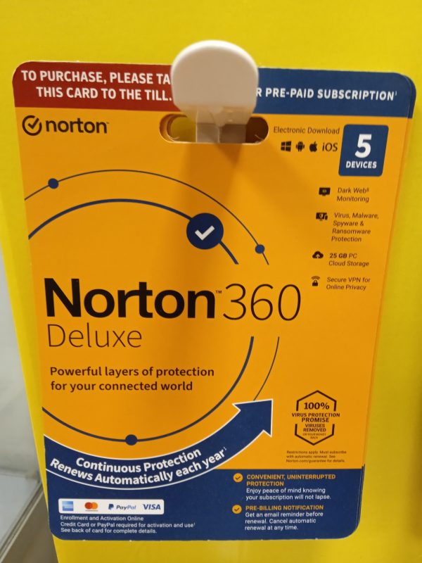 Norton 360 Deluxe Subscription