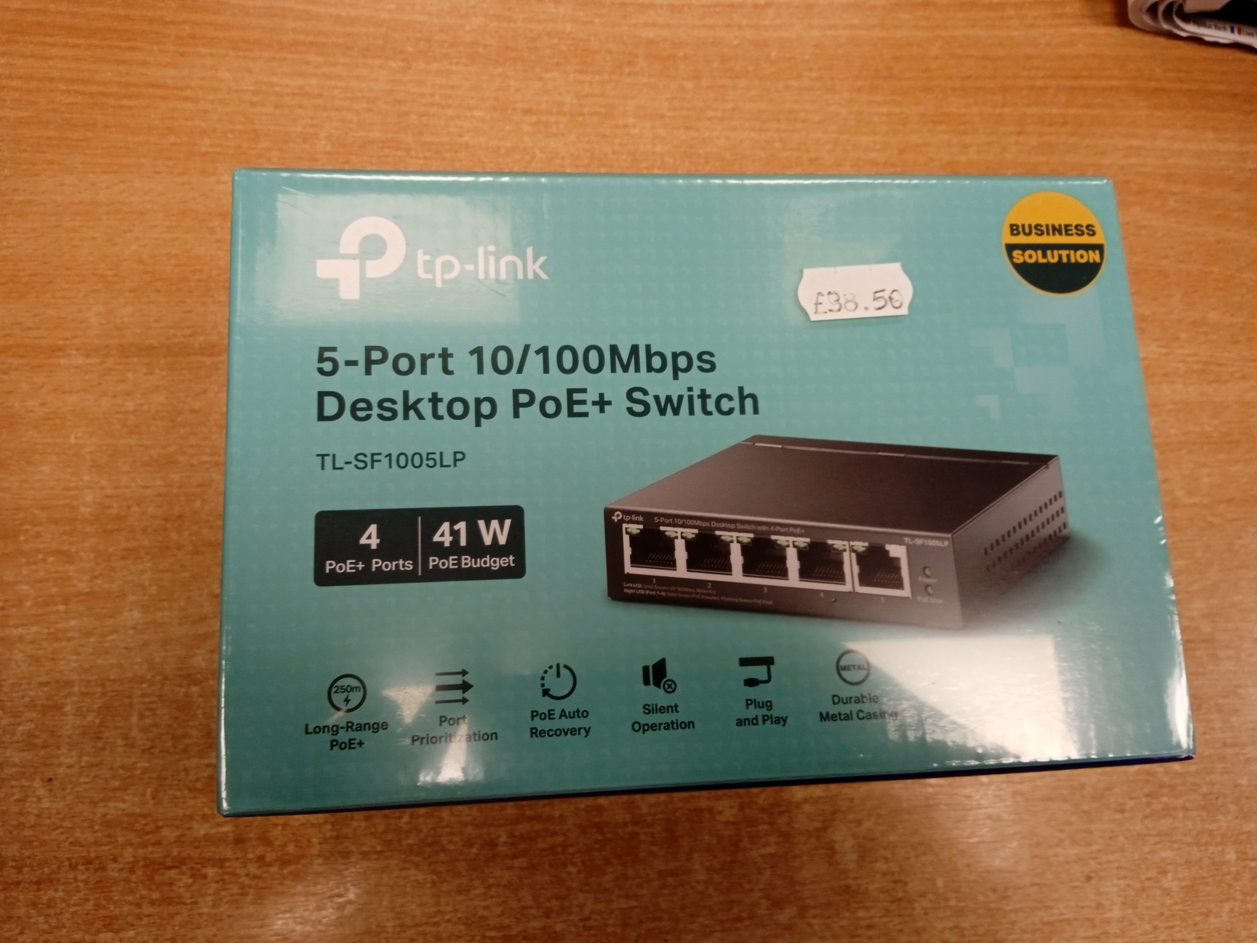 5 Port PoE+ Switch