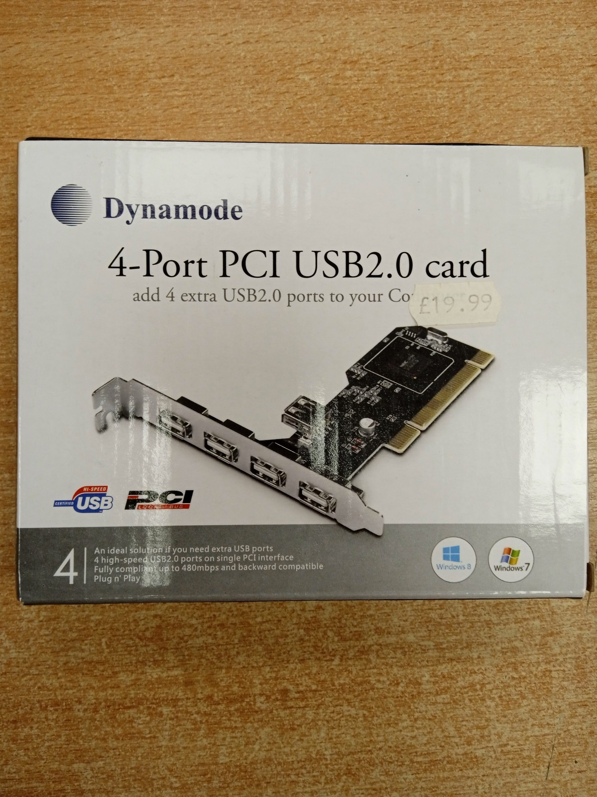 Dynamode 4-Port PCI USB 2.0 Card