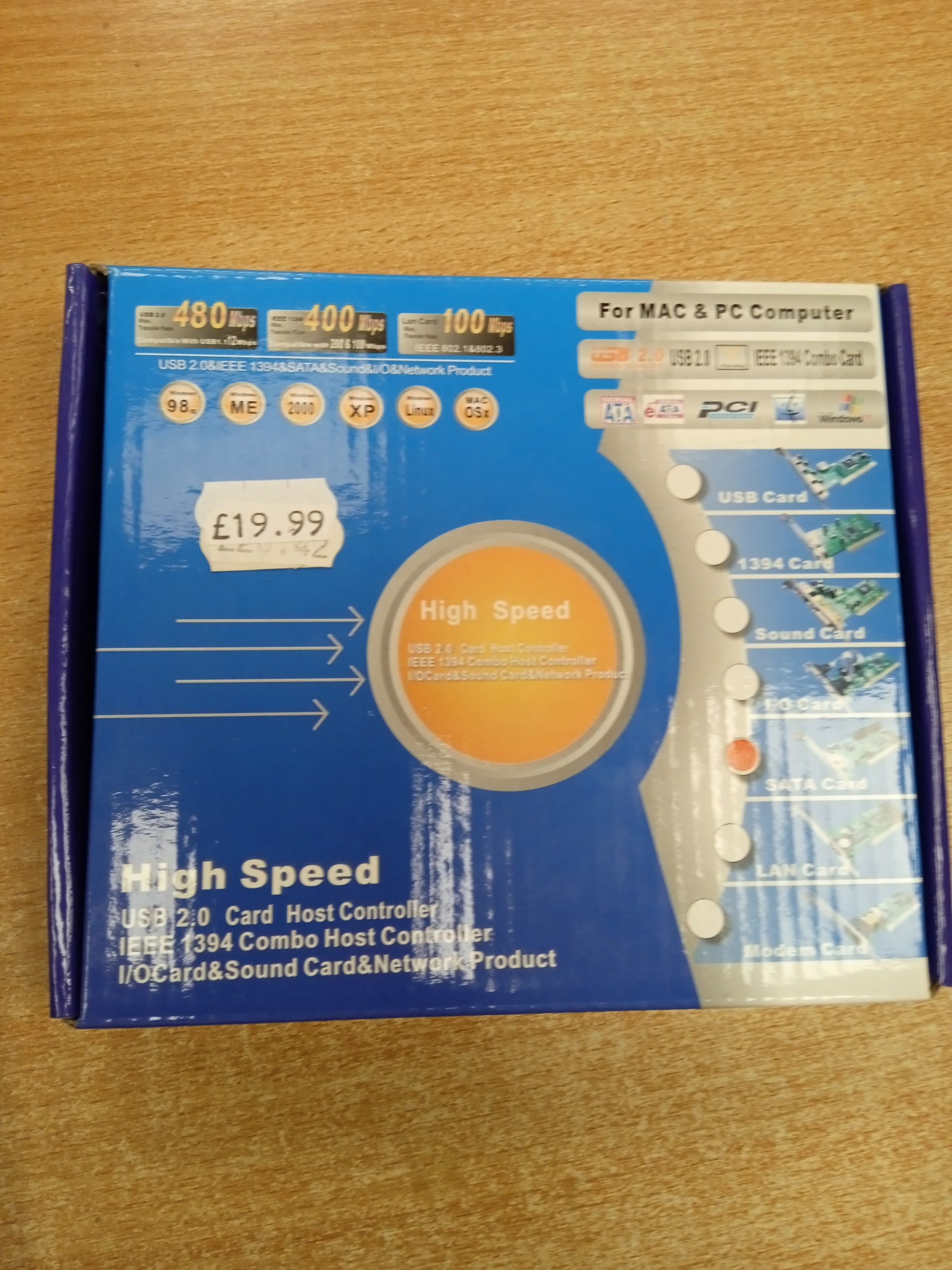 High Speed E-SATA PCI Card