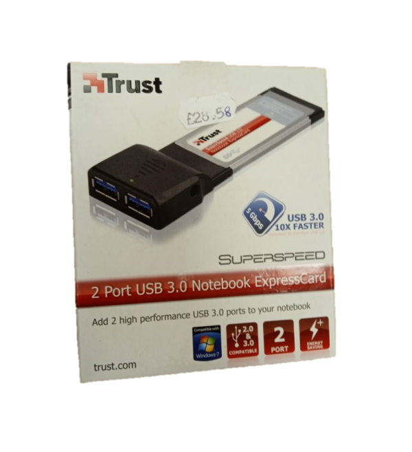 Trust 2 Port USB 3.0 Notebook ExpressCard