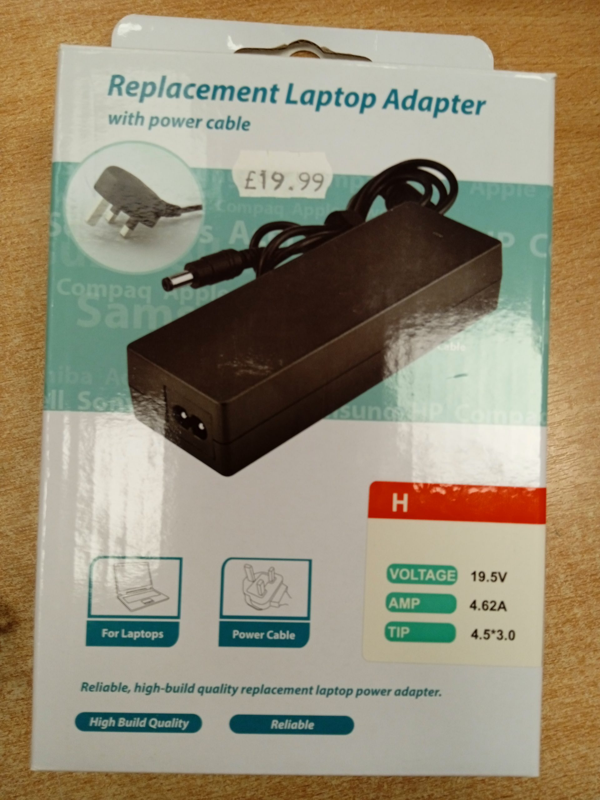 HP Laptop Charger 19.5V 4.62A 4.5*3.0mm