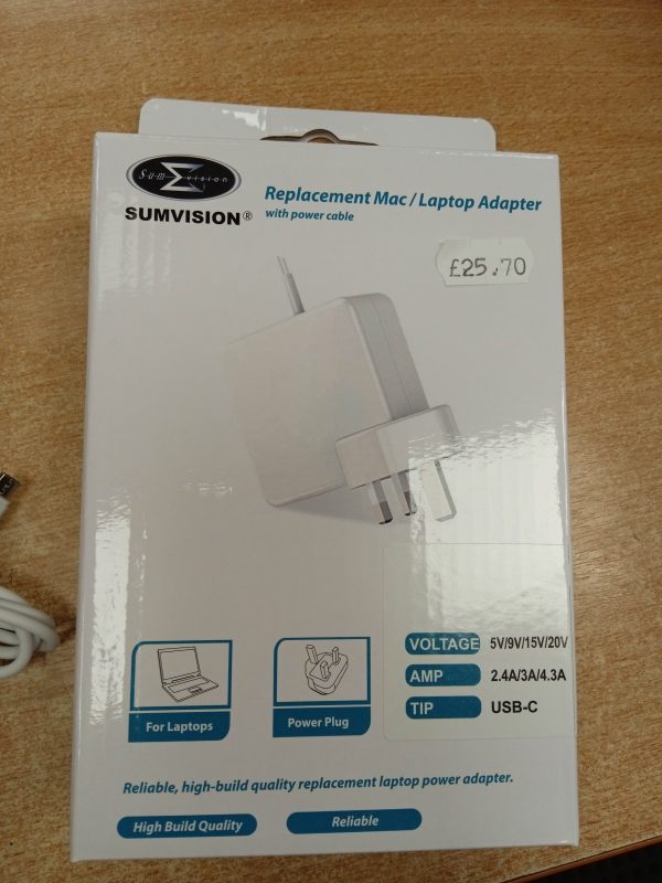 Sumvision Replacement Laptop / Mac Charger