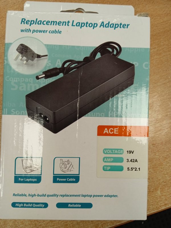 Acer 19V 3.42A 5.5*2.1mm Tip Replacement Laptop Charger