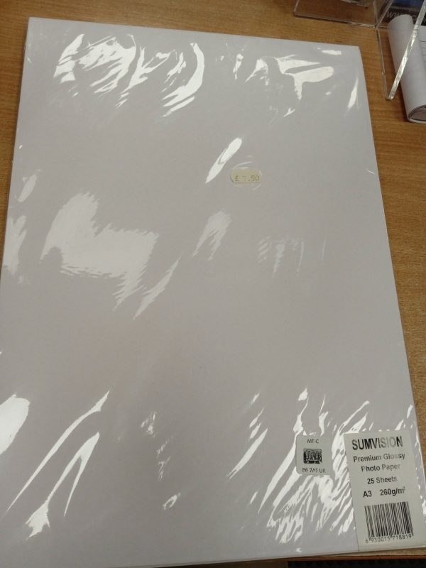 Sumvision 260gm paper