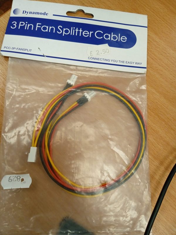 3 Pin Fan Splitter Cable