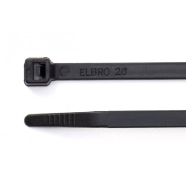 black cable ties