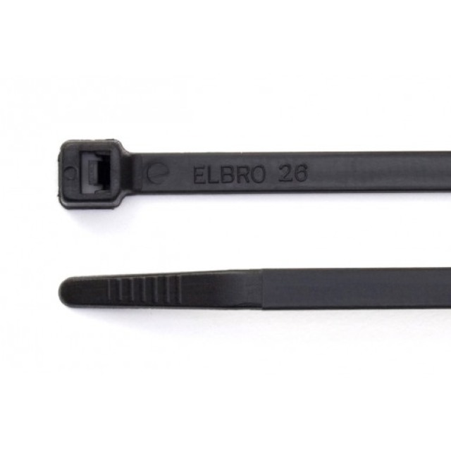 black cable ties