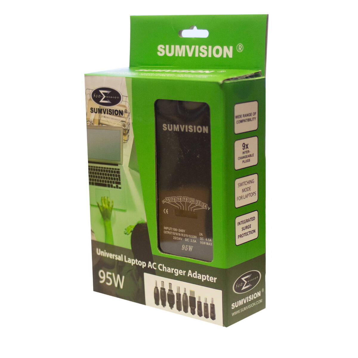 Sumvision 95W Universal Laptop AC Charger Adapter