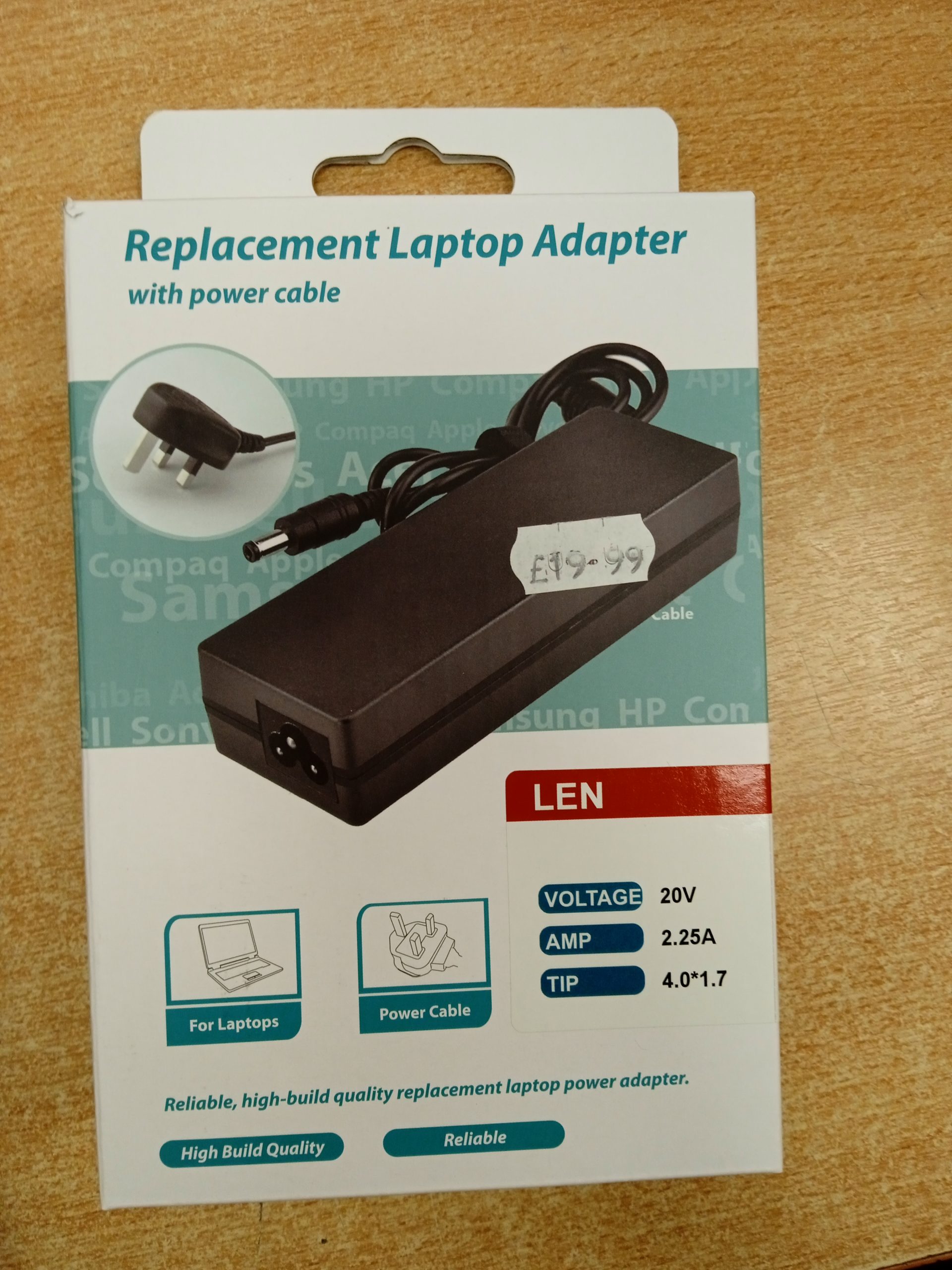 Lenovo Laptop Charger 4.0*1.7mm Tip