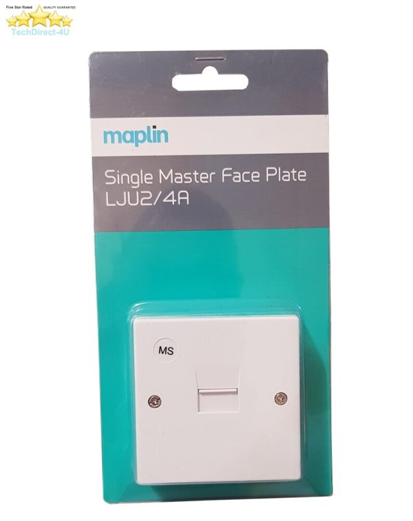 Maplin Single Master Faceplate